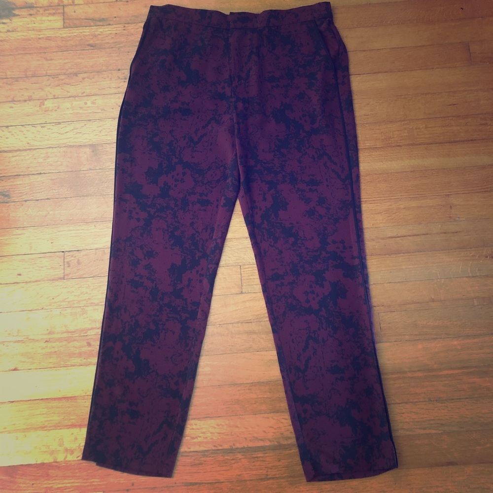 NWT Banana Republic printed ankle pants size 8
